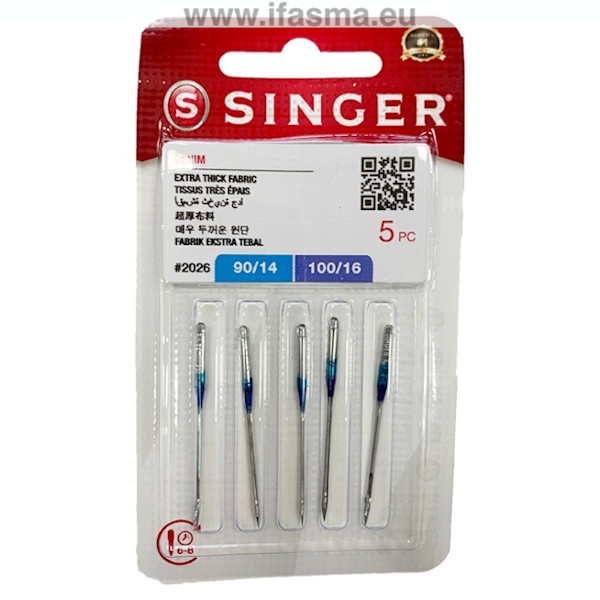 ΒΕΛΟΝΕΣ ΡΑΠΤΟΜΗΧΑΝΗΣ SINGER ΓΙΑ ΤΖΙΝ (JEANS)